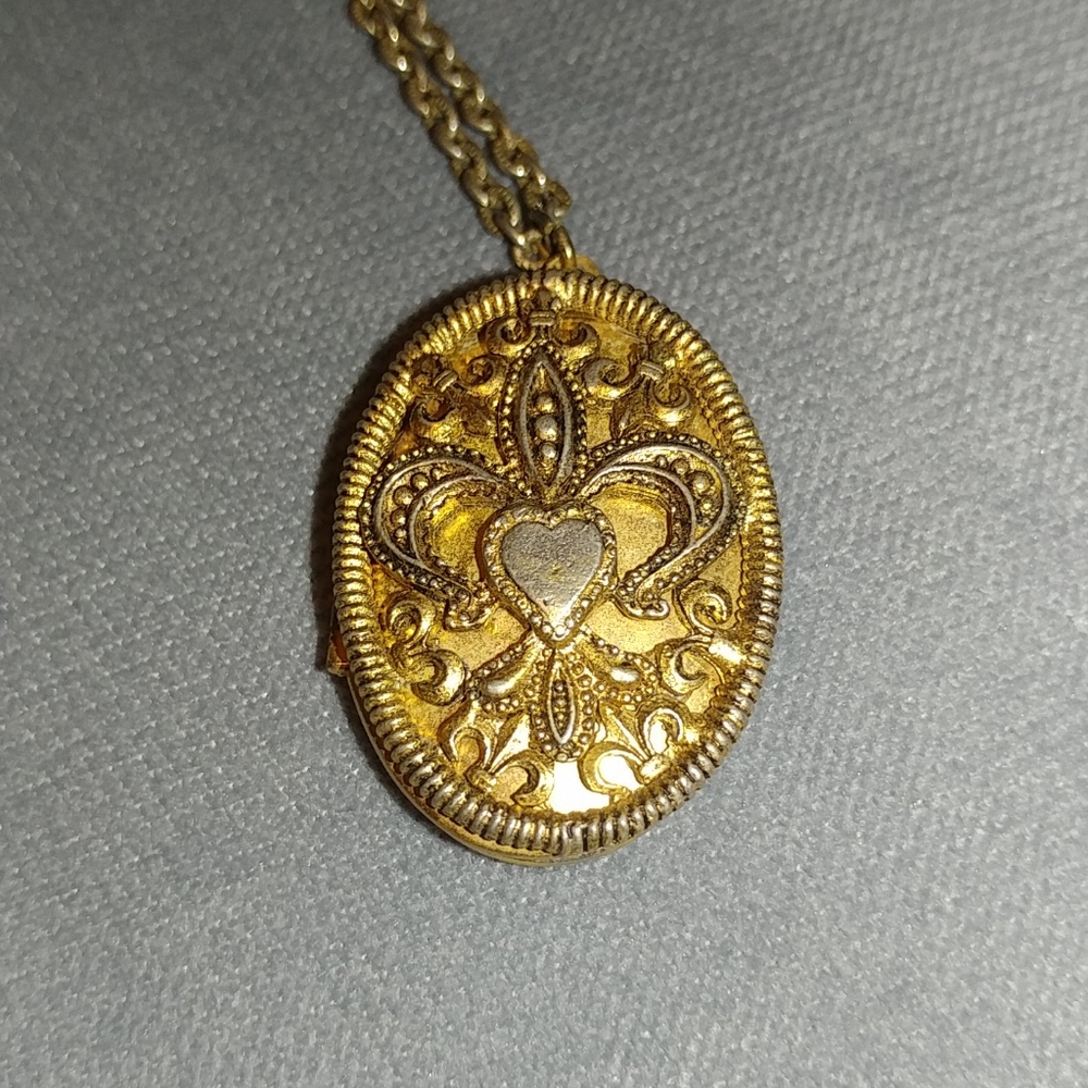 Antique gold locket